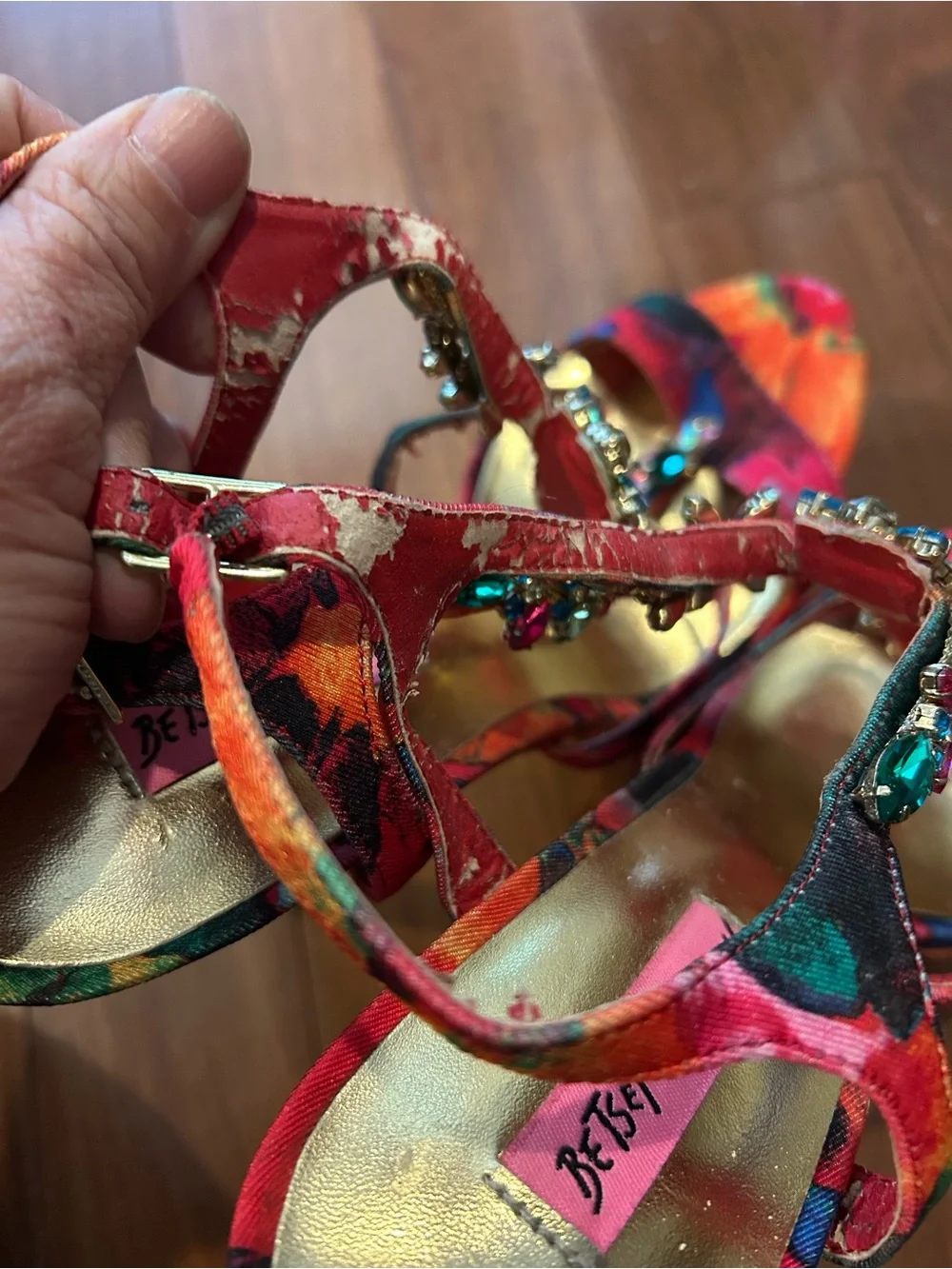 Betsey Johnson Noblee Dress Sandal Heels Size 10M